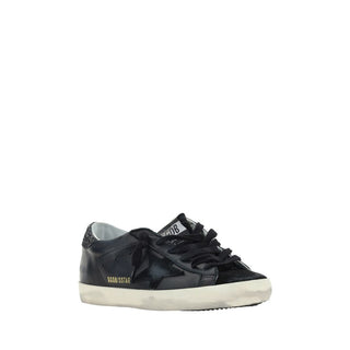 Black Calf Leather Bos Taurus Sneakers
