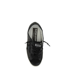 Black Calf Leather Bos Taurus Sneakers