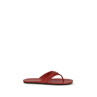 Multicolor Calf Leather Bos Taurus Flat Sandals