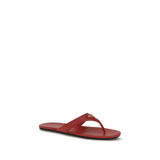 Multicolor Calf Leather Bos Taurus Flat Sandals