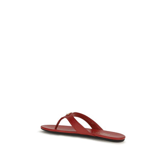 Multicolor Calf Leather Bos Taurus Flat Sandals