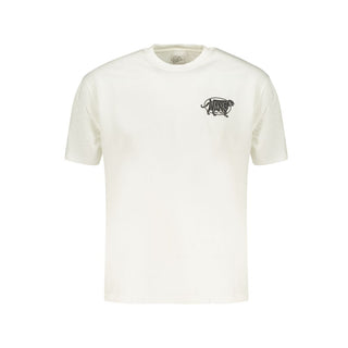 White Cotton Men's T-Shirt