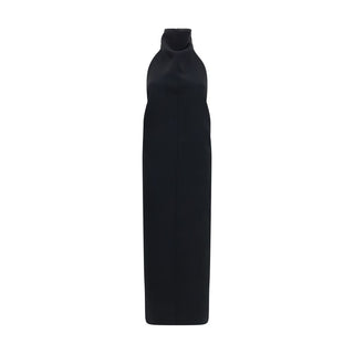 Black Polyester Cocktail Dress