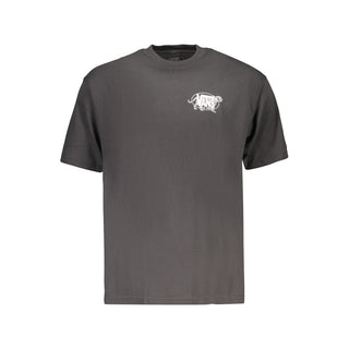 Black Cotton Men's T-Shirt