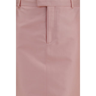 Multicolor Silk Mini Skirt
