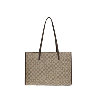 Beige Polyester Shoulder Bag