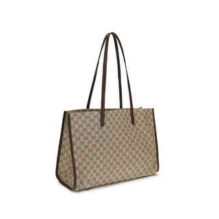 Beige Polyester Shoulder Bag