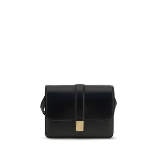 Black Calf Leather Bos Taurus Shoulder Bag