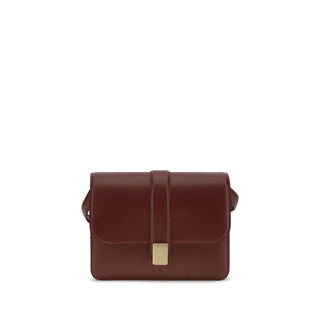 Bordeaux Calf Leather Bos Taurus Shoulder Bag