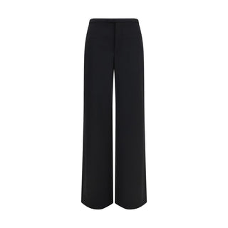 Black Wool Oves Aries Casual Pants
