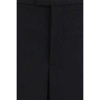 Black Wool Oves Aries Casual Pants