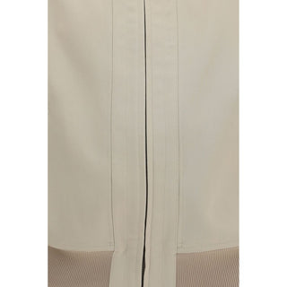 Beige Cotton Bomber