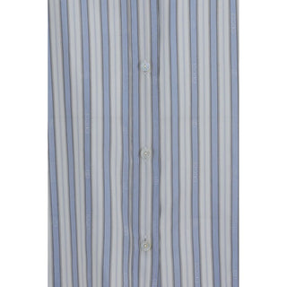Blue Silk Shirt