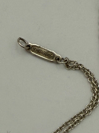 TIFFANY & CO. Silver Bracelet with Double Chain