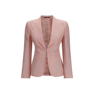 Multicolor Silk Full-Length Jacket