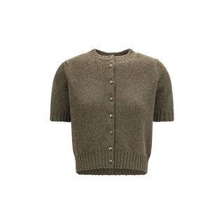 Bicolor Cashmere Cardigan