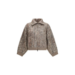 Beige Mohair Cardigan