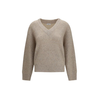 Beige Cashmere Sweatshirt