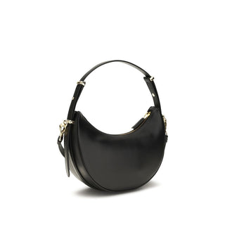 Black Calf Leather Bos Taurus Shoulder Bag
