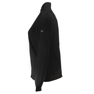 Black Cotton Women's Sweatshirt