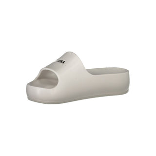 Zapatilla de poliuretano blanca para mujer