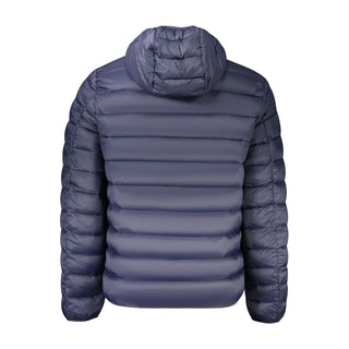 Blaue Polyamid-Herrenjacke
