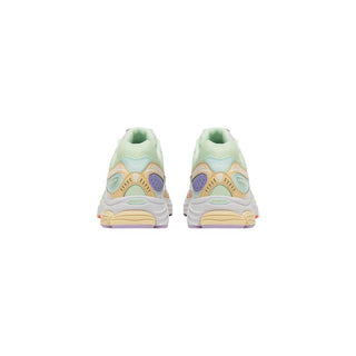 Green Synthetic Athletic Sneakers