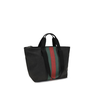 Black Fabric Shoulder Bag