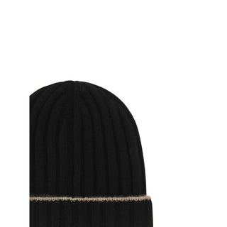Black Cashmere Beanie