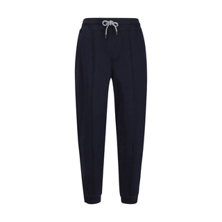 Blue Cotton Joggers (Workout Pants)