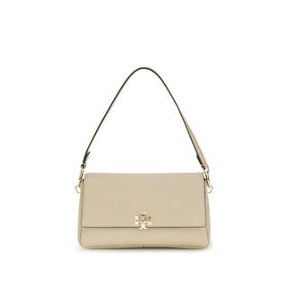 Beige Calf Leather Bos Taurus Shoulder Bag