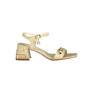 Beige Polyurethane Women's Sandal