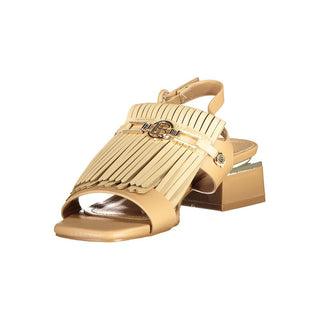 Beige Polyurethane Women's Sandal