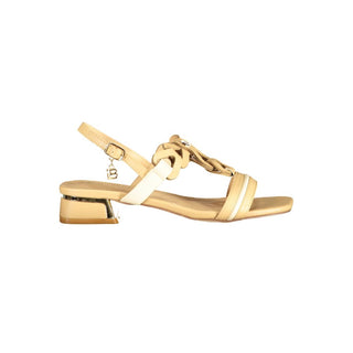 Beige Polyurethane Women's Sandal