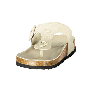 Bianco Poliuretano Donna Ciabatta for Effortless Elegance