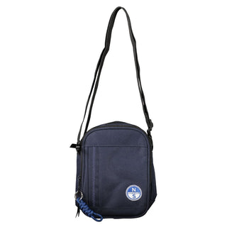 Blue Polyester Men's Bag