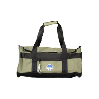 Green Polyester Men's Bag
