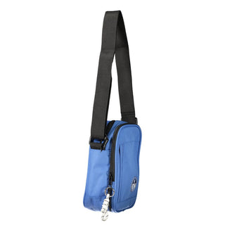 Blue Polyester Men's Bag