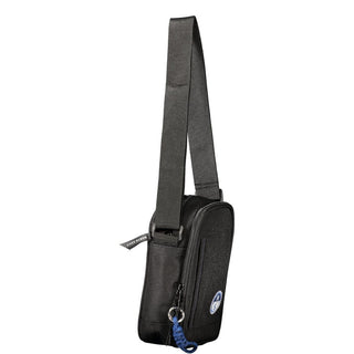 Black Polyester Men's Shoulder Bag