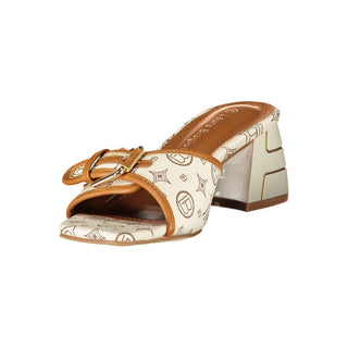Beige Polyurethane Women's Sandal