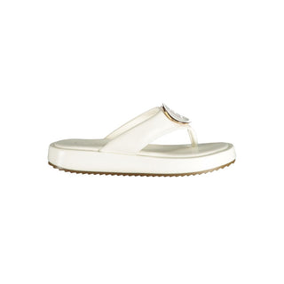White Polyurethane Women Sandal