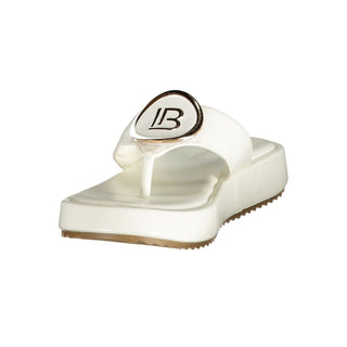 White Polyurethane Women Sandal