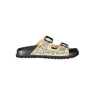 Beige Polyurethane Women's Slipper