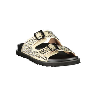 Beige Polyurethane Women's Slipper