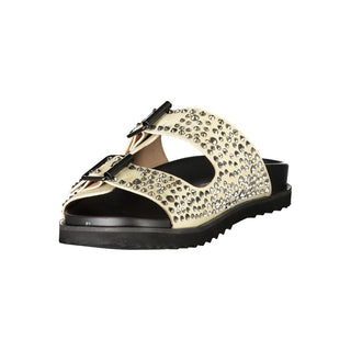 Beige Polyurethane Women's Slipper