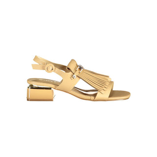 Beige Polyurethane Women's Sandal