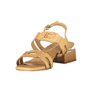 Beige Polyurethane Women Sandal