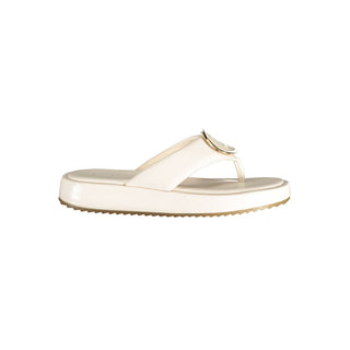 White Polyurethane Women's Sandal
