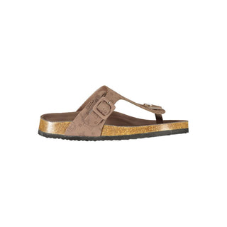 Brown Polyurethane Women's Sandal