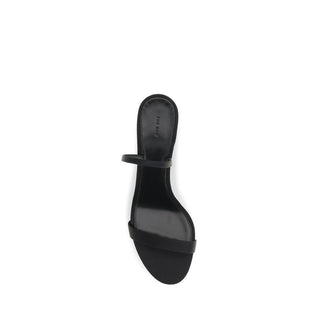 Black Calf Leather Bos Taurus Strap-On Sandals